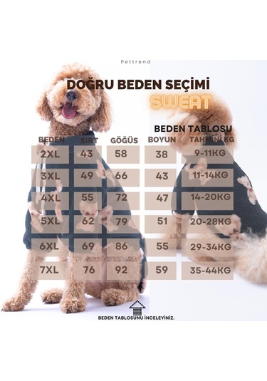 Siyah Soft Bear Büyük Irk Sweat Orta Büyük Irk Köpek Kıyafeti Pelüş Sweat