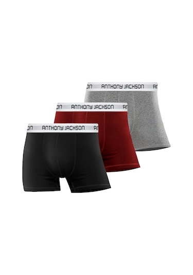 Anthony Jackson Likralı 3'Lü Kutu Premium Erkek Boxer Sergıo