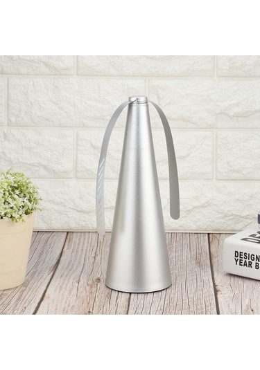 Hangfox Gümüş Renkli, Kimyasız, Ev/outdoor Uygun, Yemeği Sineklerden Koruyan, Dokunulduğunda Duran, 360 Derece Döner Sinek Repeller Fan Pil Yok