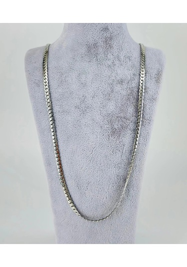 Rodyum Çelik Erkek Kolye 60 Cm - Ekl0034 Çok renkli