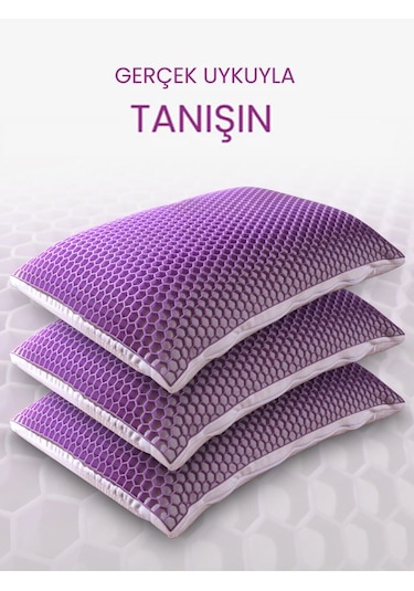 Sleep Tpe Yastık 40x60cm Ortopedik Gel Flex Aurora Mavi