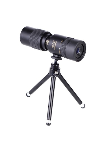 Pazly 10-300x40 Zoomlu Tek Gözlü Binokül: Ayarlanabilir Büyütme, Tripod Ve Fotoğraf Klem İle Kuş Izleme, Doğa Ve Seyahat İçin