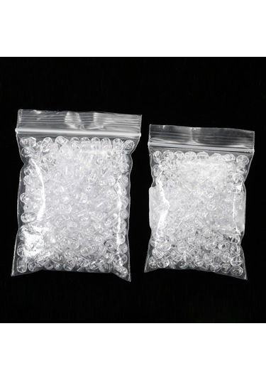 Yuntech01 Balıkçılık İçin 200 Adet Pe Malzeme Küçük Boy Çift Delikli Bıçakcıklı Bilezik, İp Sabitleyici Ve Düğüm Koruması Sağlar