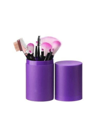 Tüm Yüz İçin 12 Li Makyaj Fırçaları