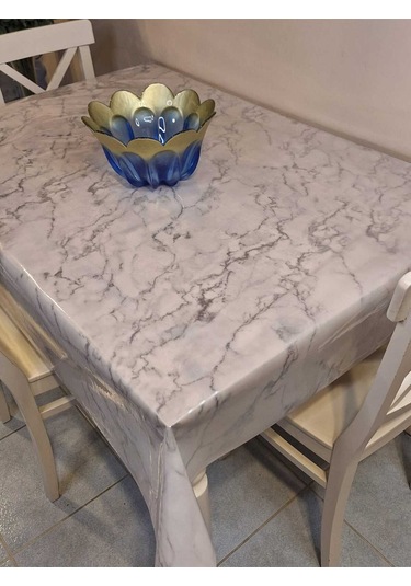 Şeffaf 0.018 Mm Pvc Muşamba - Desenli Silinebilir Şeffaf Masa Örtüsü 16ns39 Şeffaf