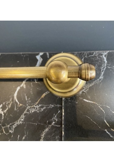 İsaoğlu Yapı Mat Gold Havluluk Antik Gold Banyo Havluluk Vintage Model Havluluk Gold