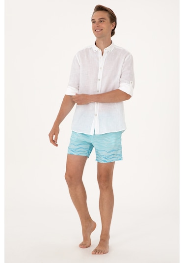 U.s. Polo Assn. Erkek Aqua Deniz Şortu 50299757-vr007 Aqua U.s. Polo Assn. Erkek Aqua Deniz Şortu 50299757-vr007 Aqua