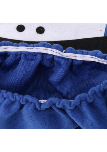 Trendooze Homyl Kardan Adam Klozet Kapağı, Ev Banyo Dekoru, Mavi Renk Lacivert