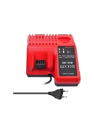 Pazly Milwaukee V Plug 18v 14.4v 12v Lityum Pil Şarj Cihazı