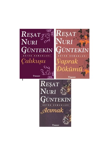 Reşat Nuri Güntekin Çalıkuşu-yaprak Dökümü-acımak 3 Lü Set