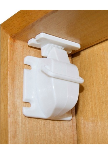 Görünmez Çocuk Güvenlik Kilitleri Mıknatıslı Kilitleme Sistemi 8 Kilit + 2 Anahtar Seti Çekmeceler, Dolaplar, Kapaklar İçin Diğer Çok Renkli