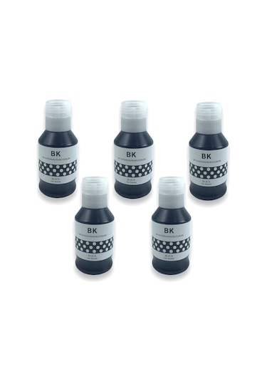Canon G3470 G4470 Siyah Uyumlu Mürekkep 5'li Set
