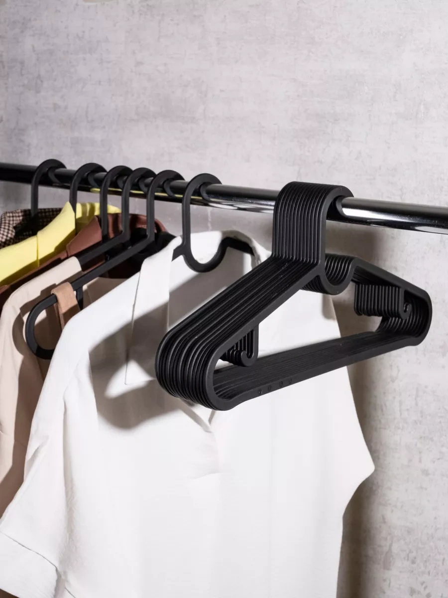 Ikea Ikea Spruttıg Yetişkin Giysi Askıları 20'li Set 203700716 Siyah