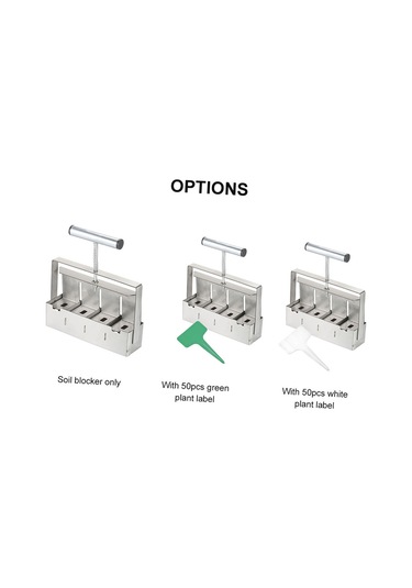 Gümüş Bahçe Hazırlığı Için Dibbles Dibbers Ile El Toprak