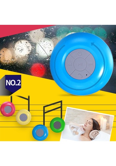 Suofeng Mavi Bts-06 Taşınabilir Su Geçirmez Mini Bluetooth Hoparlör: Banyo, Araç Ve Dış Mekan İçin Sıçramalı Ses,  Tercihi