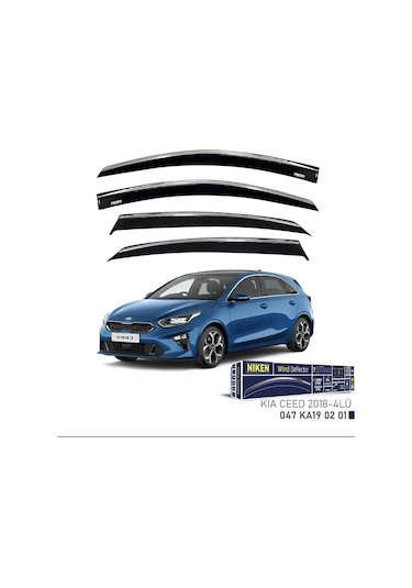 Kia Ceed Araca Özel Cam Rüzgarlığı 2018 2019 2020 2021 2022 2023 2024