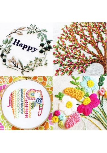 100 Farklı Renk Muline, Etamin, Kanaviçe, Rokoko, Nakış Ipi