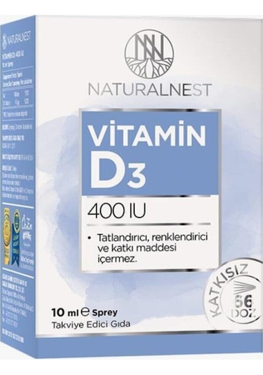 Natural Nest D3 400'Lü 10 Ml