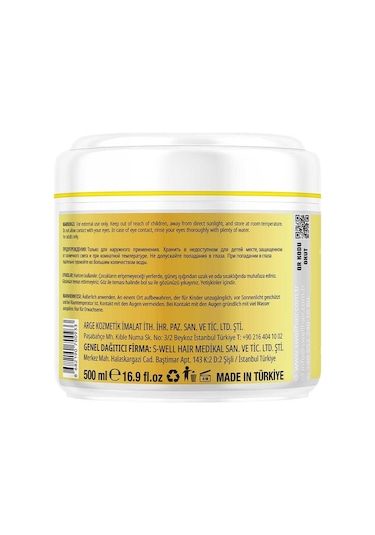 S-well Keratin Hair Mask Yoğunlaştırılmış Saç Bakım Kremi