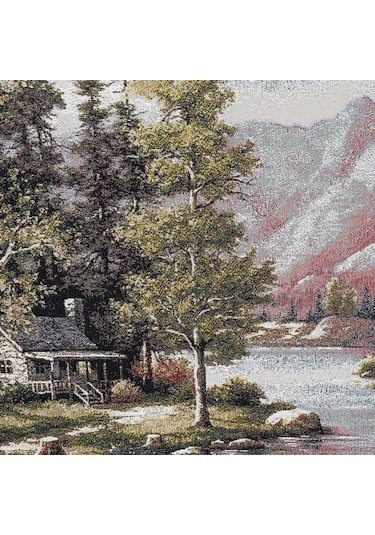 Manzara Serisi-13 Dokuma Goblen Kumaş-Doğa Manzarası1