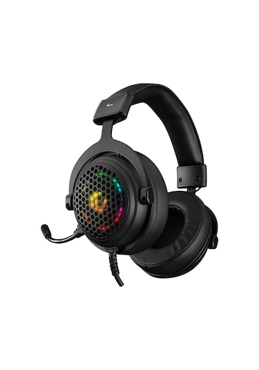 Rampage Majesty Mikrofonlu 7.1 Surround RGB Kulak Üstü Oyuncu Kulaklığı