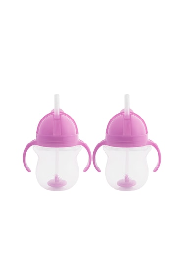 Munchkin Tıklama Kilitli Uçlu Alıştırma Bardağı 6ay+, 207ml, Mor