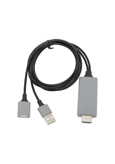 Tüm Telefon Ve Tabletler İçin Hdmı Tv Görüntü Ve Ses Aktarım Kabl