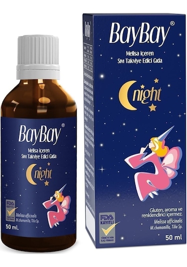 Night Melisa Papatya Içeren Damla 50 ml Şişe