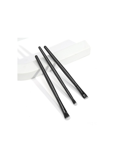 Wezone Maange 3'lü Göz Makyaj Fırçası Seti: Far, Kaş Ve Yumuşatıcı Fırçalar - Doğal Renk Geçişi, Dayanıklı Nilon Tüyler