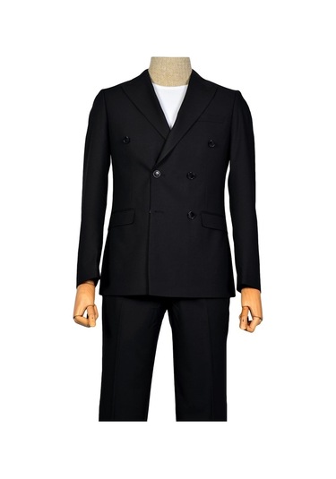 Düz Kruvaze Takım Elbise (548481135)