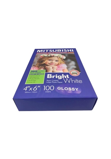 Mitsubishi 4X6 10X15 260 G Parlak Inkjet Kağıt