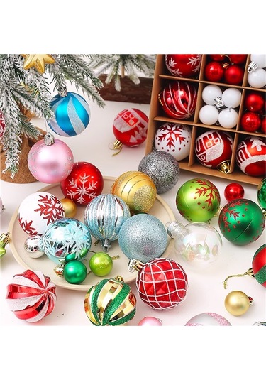 Ambition No.9 Yılbaşı Top Cazibesi, 3-6cm Set Elektroliz Top