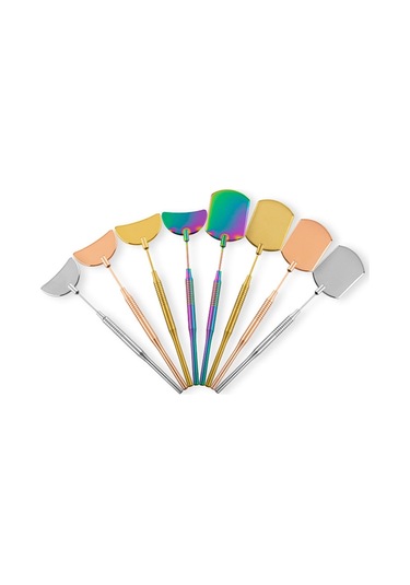 Sones Paslanmaz Çelik Döner Uzatma Kirpik İnceleme Aynası, Stil: Kare Pembe