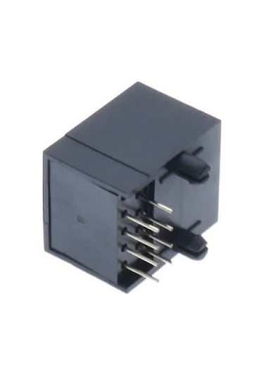 8P8C Plastik Rj45 Soket Ethernet Bağlantı Soketi 8 Pin Pcb Montaj