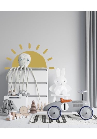 Güneş Bohem Duvar Sticker Bebek Ve Çocuk Odası Dekoratif Duvar Çıkartma Sticker 55 X 100