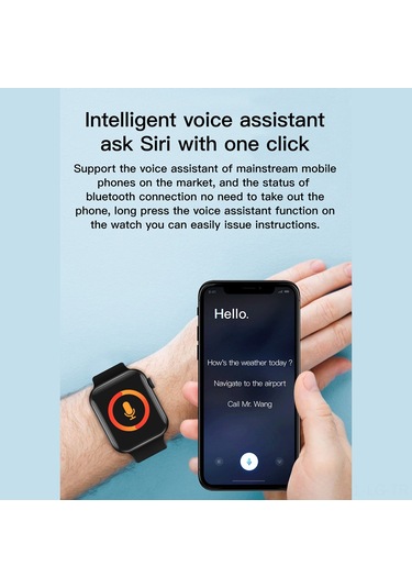 Leezsing T500+ Plus Akıllı Saat 1.75" Dokunmatik Ekran