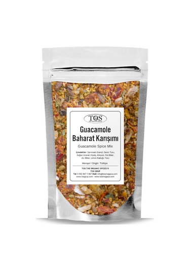 Tos The Organic Spices Guacamole Baharat Karışımı 100 G