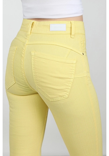 Balins Kadın Gabardin Pantolon Sarı