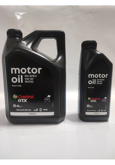 Castrol Gtx 5w-30 Renault  Motor Yağı 4 L + 1 L 2025 Üretim