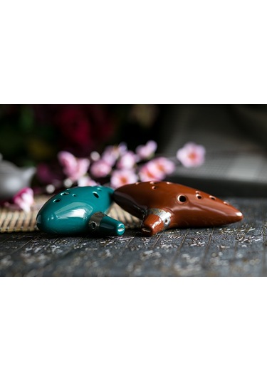 Hermann Mayer Hmo12Br Pro Seramik Alto Ocarina - Kahverengi