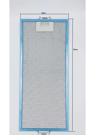 160x560mm Davlumbaz Filtresi Aspiratör Yağ Filtresi, 16x56cm