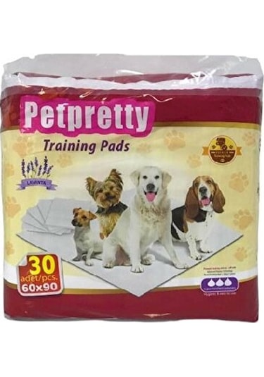 Petpretty Lavanta Kokulu Köpek Pedi 60 x 90 CM 30'lu