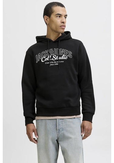 Jack & Jones Jjmakoto Erkek Sweatshirt Siyah