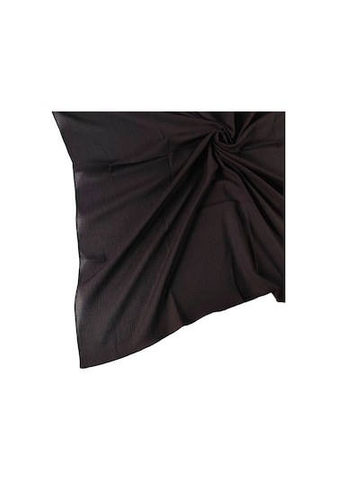 Mim Eşarp Enba Mio Jazz Caz Pamuk Eşarp 100x100 Cm Acı Kahve