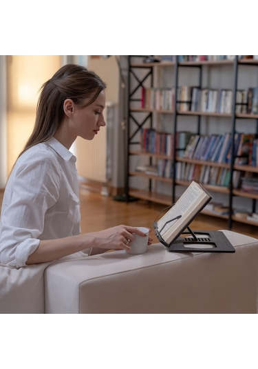 Vigo Wood Ahşap Kitap Okuma Ve Tablet Standı Erik