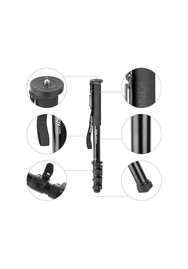 Kingjoy Mp408f Dslr Video Kamera Monopod