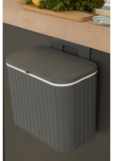 Karaca Home Pino 8 Lt Çöp Kovası Gri 153.09.01.4694 Gri