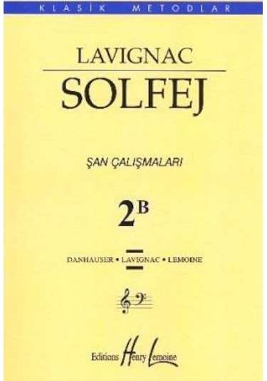 Lavıgnac 2B Solfej  Kitabı