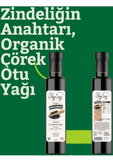 Organic Windy Valley Organik Soğuk Sıkım Çörekotu Yağı 250 ML