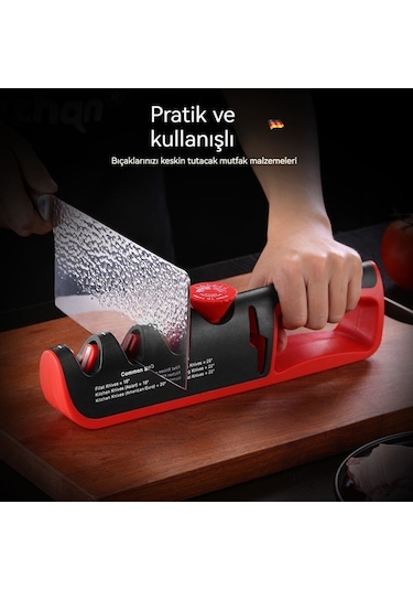 Airron Ayarlanabilir Açıya Sahip Ev Tipi Elmas Kalemtıraş-siyah